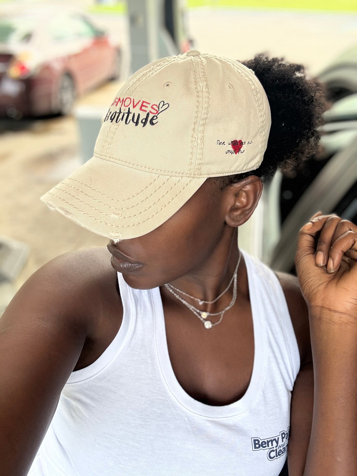 Pwrmoves$Gratitude - Destressed Dad Hats