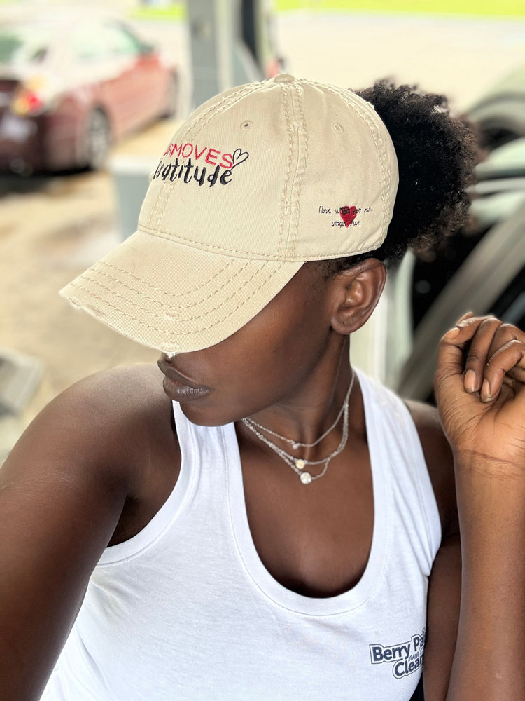 Pwrmoves$Gratitude - Destressed Dad Hats